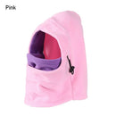 Kids Warm Knitted Plus Fleece Beanie with Face Cover childrensterritory