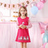 Little Girls Long Sleeve Cartoon Design Casual Dresses childrensterritory