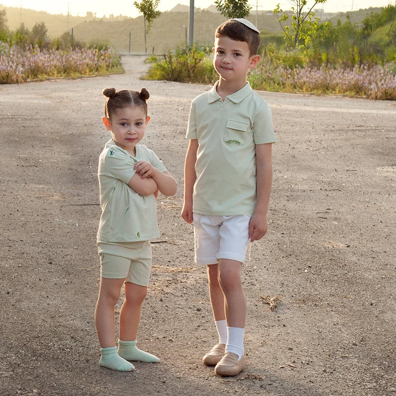 Floral Embroidery 2-piece Family Clothing Sets childrensterritory