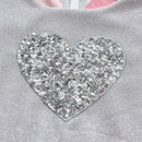 Little Girls Sequin Heart Print Elegant Birthday Party Dress childrensterritory