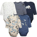 Cartoon Print Soft Cotton Bodysuits For Newborn Babies childrensterritory