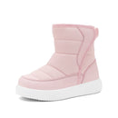 Kids Multicolor High Top Waterproof Warm Snow Boots childrensterritory