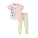 Kids Girls 2 Pcs Top + Legging Summer Outfits childrensterritory