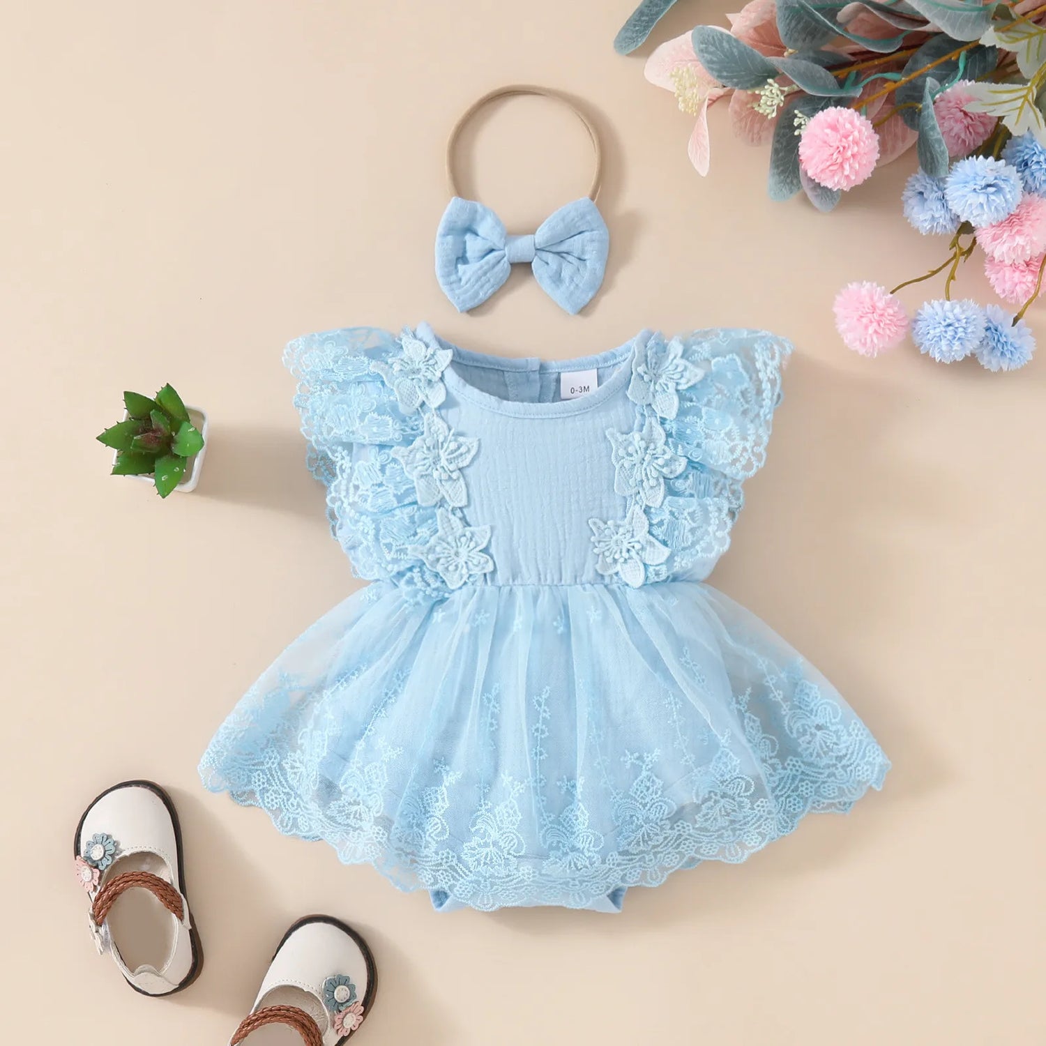Baby Girls Soft Comfortable Summer Romper Dresses