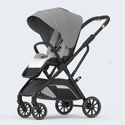 Four-wheeled High-view Portable Baby Stroller childrensterritory