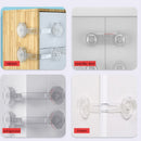 Anti-opening 3/5 Pieces Baby Cabinet Locks Protection Buckle childrensterritory