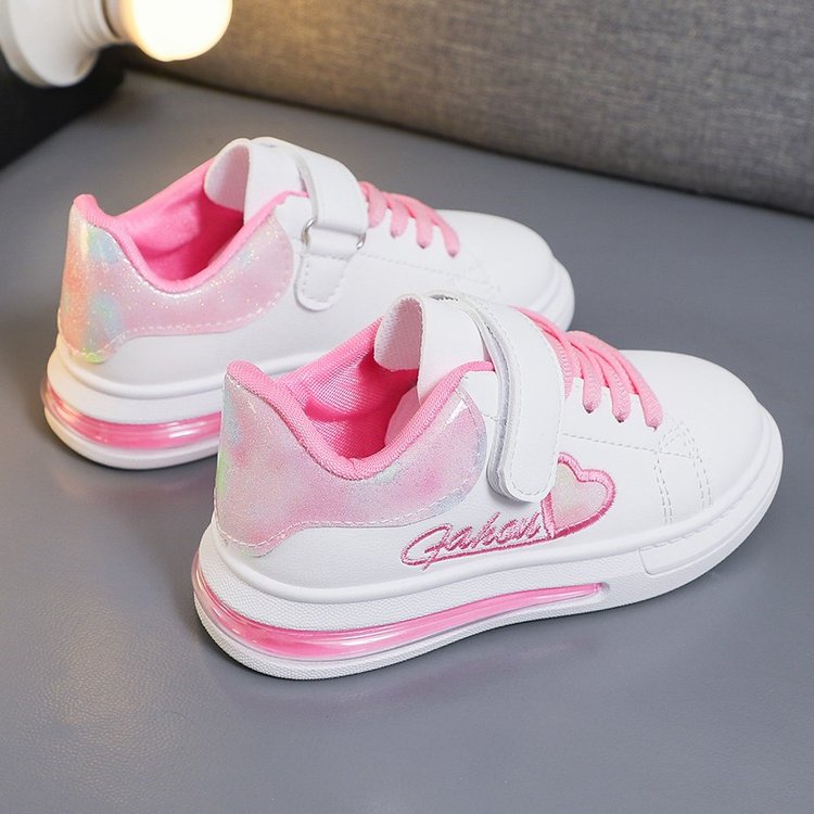 Kids Girls Love Embroidery Stylish Sports Shoes/Sneakers childrensterritory