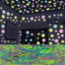 100Pcs 3D Colorful Luminous Stars Stickers for Bedroom childrensterritory