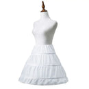 Kids Girls Lace Design 3 Hoops Underskirt for Dresses