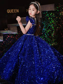 Kids Girls Elegant Princess Sequin Evening Prom Party Dresses/Gown childrensterritory