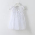 Baby Girl Sleeveless Tulle Birthday Party Dresses with Butterfly Wings childrensterritory