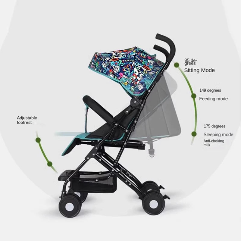 Baby Kids Umbrella Design Foldable Stroller childrensterritory