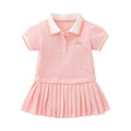 Little Girls Cotton Polo Dress for Summer childrensterritory