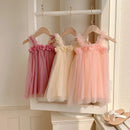 Little Girls 3D Flower Design Tutu Princess Dresses for Summer childrensterritory