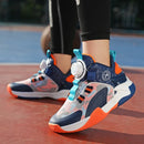 Kids Boys Non-slip No Tie Shoelaces Basketball Sneakers childrensterritory