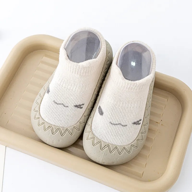 Baby Cute Cartoon Design Rubber Sole Floor Socks Shoes childrensterritory