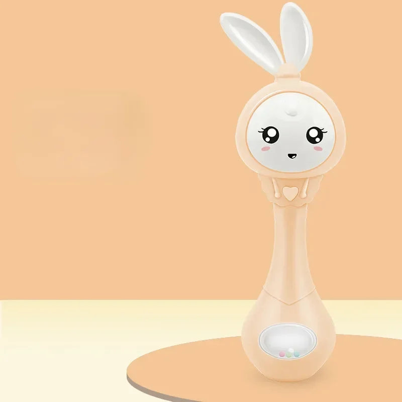 Baby Musical Rattle Hammer Toy with LED Lights
