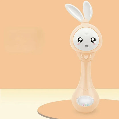 Baby Musical Rattle Hammer Toy with LED Lights