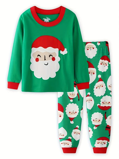 Cartoon Print Long Sleeves Kids Autumn Clothing Set childrensterritory