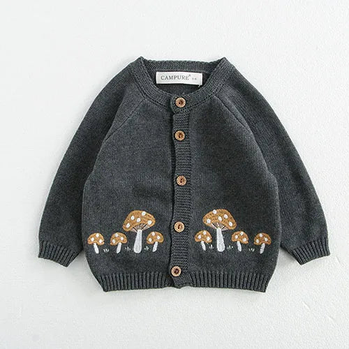 Baby Girl Hollow Out Knitwear Outfit Set