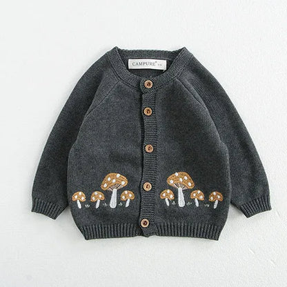 Baby Girl Hollow Out Knitwear Outfit Set