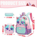 Cartoon Design 3pcs Kids School Backpacks for Girls childrensterritory