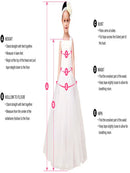 Lace Embroidery with Big Bow: Mother-Daughter Party Dresses