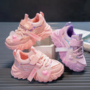 Girls' Solid Colour Sports Running Shoes childrensterritory