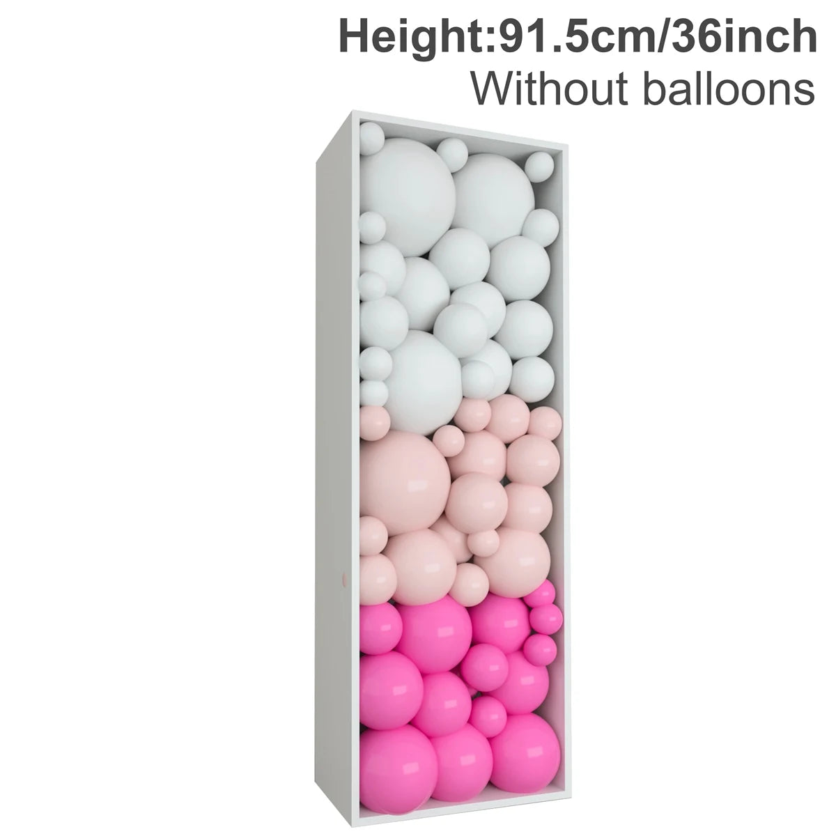 91.5CM Balloon Mosaic Letter Frame Box for Birthday, Baby Shower childrensterritory