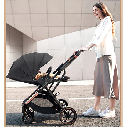 Luxury Portable High-View Baby Stroller