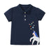 Kids Girls Cartoon Unicorn Design Cotton T-Shirts childrensterritory