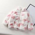 Kids Girls Soft Fleece Warm Printed Jackets childrensterritory