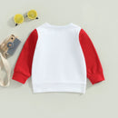 Kids Boys Girls Letters Print Long Sleeve Sweatshirt Tops