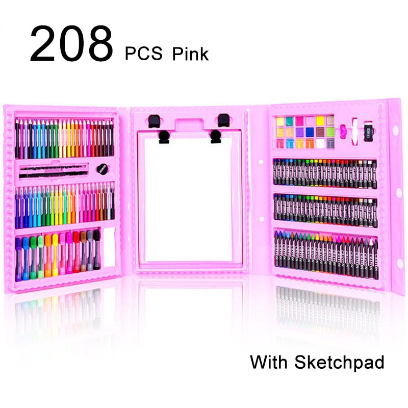 Kids Watercolor Pencil Crayon Drawing Tools Set childrensterritory