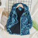 Boys Letter Print Hooded Waterproof Fleece Jackets childrensterritory