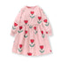 Kids Girls Floral Autumn Spring Casual Frocks childrensterritory