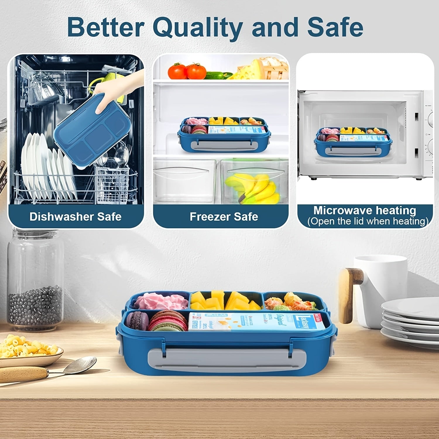 Insulated Kids Plastic Food Container, 1 Piece Lunch Box childrensterritory