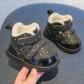 Kids Warm Velcro Non-slip Printed Snow Boots childrensterritory