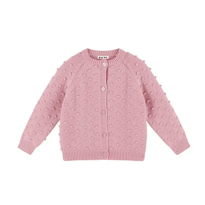 Toddler Girls Lovely Knitted Cardigan for Winters childrensterritory