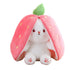 18cm Cute Strawberry Rabbit Stuffed Toys childrensterritory