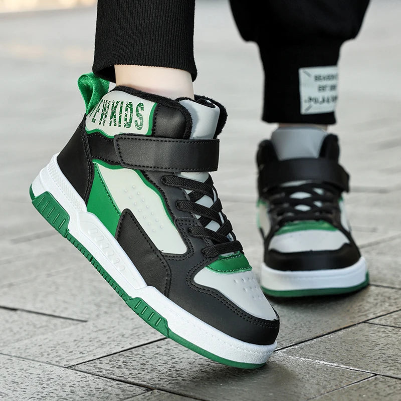 Boys High Top Casual Sports Basketball Sneakers childrensterritory