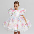 Little Girls Fluffy Formal Bridesmaid Dress/Prom Gowns childrensterritory