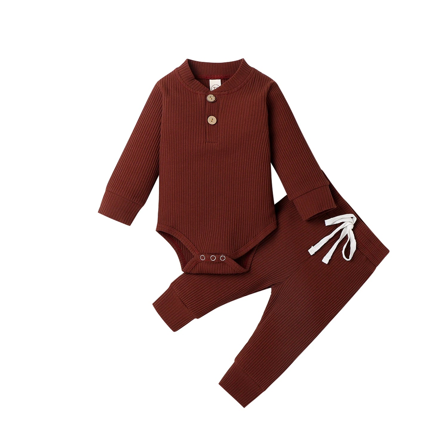 Ribbed Stripe Soft Cotton Romper Pants for Baby childrensterritory