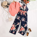 Girls' Flower-Printed Summer Casual Dresses childrensterritory