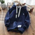 Plus Velvet Warm Casual Hooded Sweatshirts for Boys childrensterritory