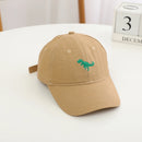 Kids Boys Dinosaur Embroidered Sports Hats