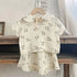 Baby Girls Korean Style Printed Summer Cotton Clothes Set childrensterritory