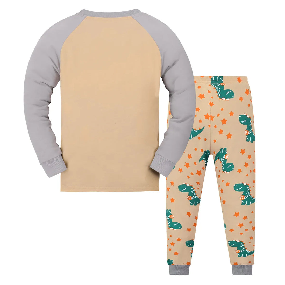 Kids Boys Cartoon Print Long Sleeves Pajamas Sets childrensterritory
