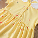 Little Girls Cute Print Cotton Summer Dresses childrensterritory