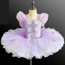 Kids Girls Sequins Tassel Modern Ballet Leotard Tutu Dresses childrensterritory
